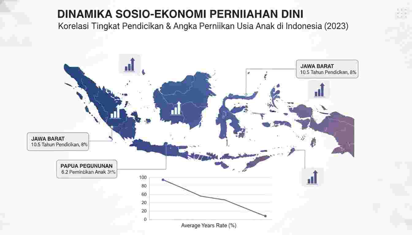Dinamika Sosio-Ekonomi Pernikahan Dini: Tantangan Pencapaian Visi Indonesia Emas 2045